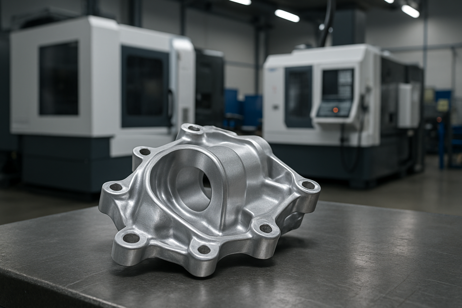 Illustration pour Pièces Moulées Aluminium sur Mesure à Lapalisse – Expertise & Innovation par L’hullier